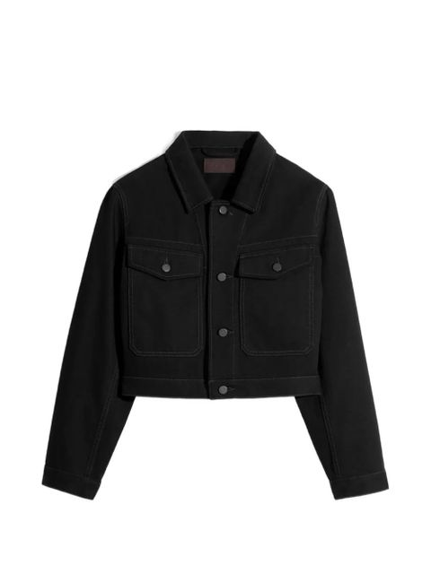 LEMAIRE button-fastening flap-pocket jacket - Black - zdjęcie produktu nr 1