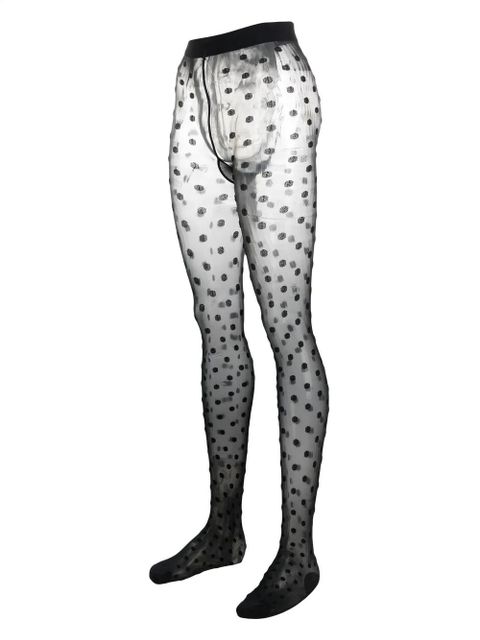 Lanvin polka dot tights - Black - zdjęcie produktu nr 2