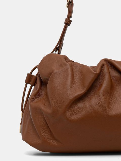 Marella torebka skórzana kolor brązowy 2523519057200 - zdjęcie produktu nr 2