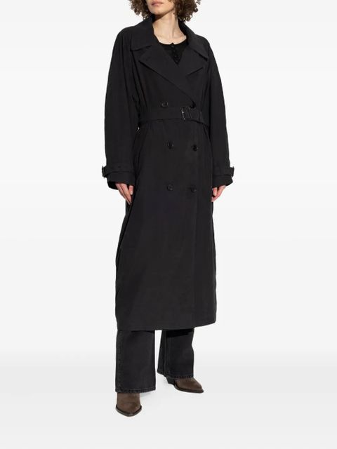 ISABEL MARANT Elea double-breasted trench coat - Black