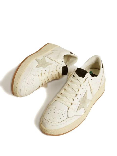Golden Goose Ball Star perforated sneakers - White