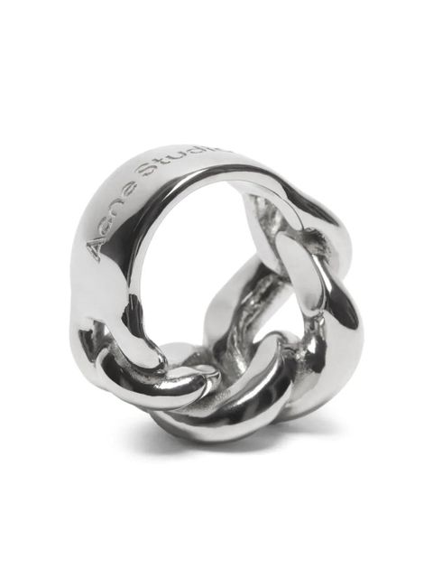 Acne Studios chain-link ring - Silver - zdjęcie produktu nr 2