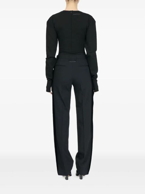 MM6 Maison Margiela wool trousers - Black