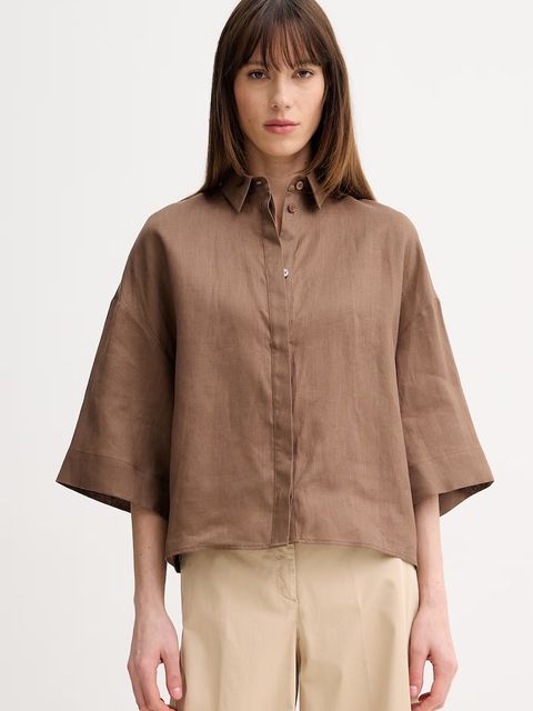 MM by Max Mara koszula damska lniana RITO - zdjęcie produktu nr 2