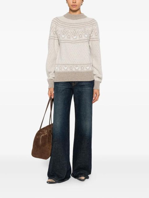 KHAITE Guy sweater - Neutrals