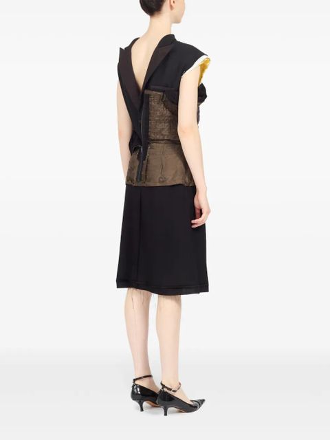 Maison Margiela inside-out effect dress - Black