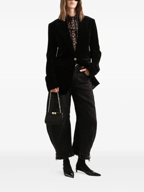 Dolce & Gabbana frayed-hem jeans - Black - zdjęcie produktu nr 2