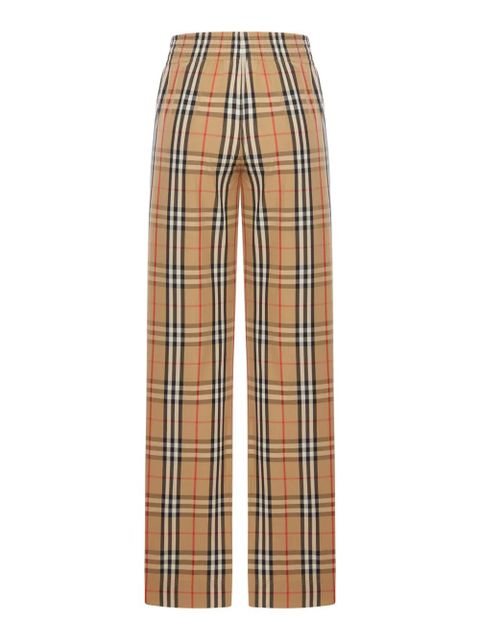 Burberry check elasticated-waist trousers - Neutrals - zdjęcie produktu nr 2