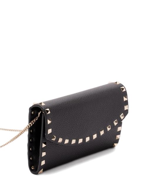 Valentino Garavani rockstud-embellished chain shoulder bag - Black