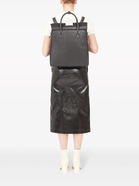 Maison Margiela 5AC leather backpack - Black
