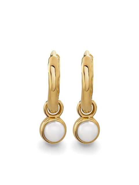 Monica Vinader mini Siren hoops - Gold - zdjęcie produktu nr 1