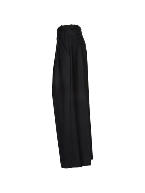 Victoria Beckham Charlee pleated trousers - Black
