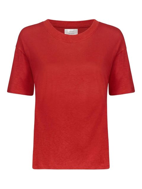 LouLou de Saison Ezra Lds ribbed T-shirt - Red - zdjęcie produktu nr 1