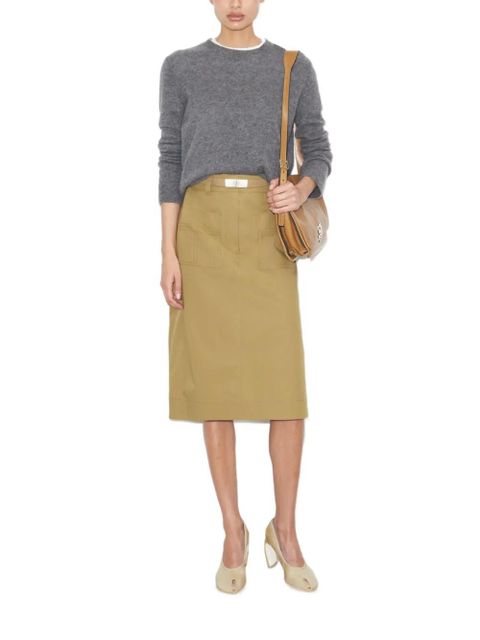 Tory Burch cotton camp skirt - Neutrals - zdjęcie produktu nr 2