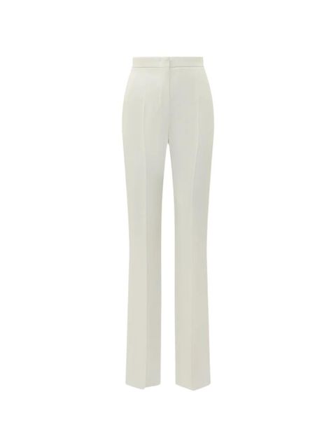 Max Mara satin-stripe pressed-crease trousers - Neutrals - zdjęcie produktu nr 1