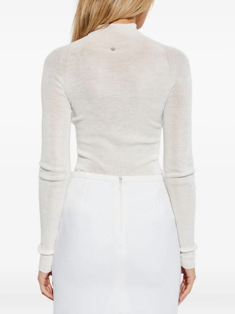 Versace long-sleeve roll-neck sweater - Neutrals