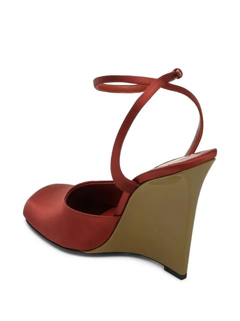 Saint Laurent 110mm La Scandale sandals - Red - zdjęcie produktu nr 2