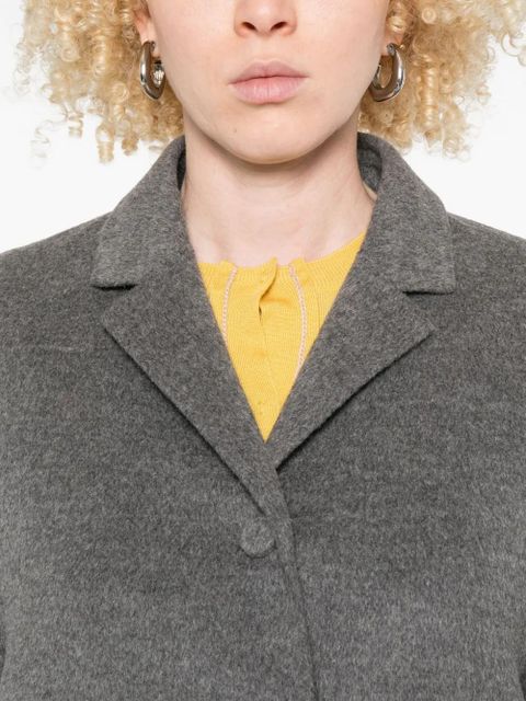 Prada cropped-sleeve coat - Grey