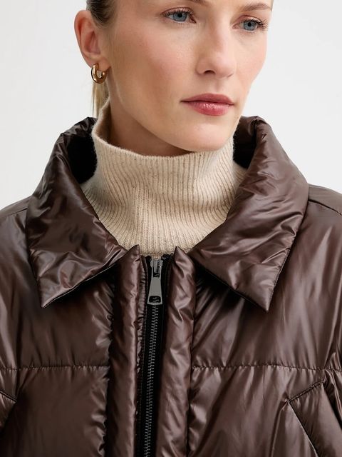 MMC STUDIO kurtka puchowa kolor brązowy RODA.COAT