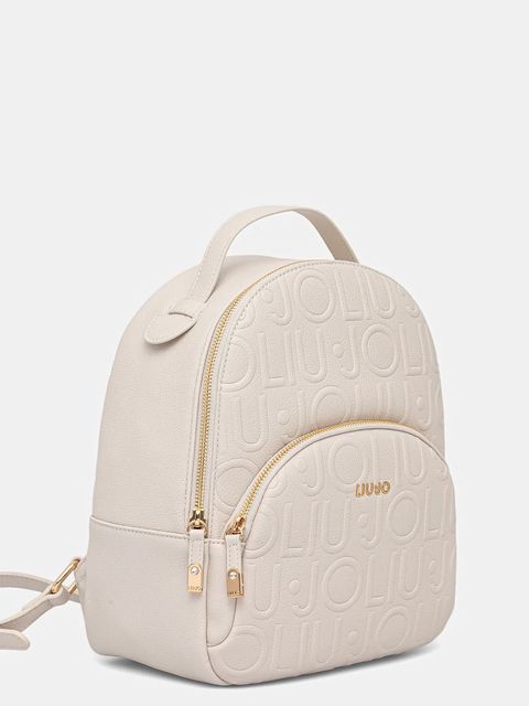 Liu Jo plecak damski kolor beżowy mały wzorzysty AF5157.E0538 - zdjęcie produktu nr 2