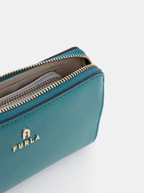 Furla kosmetyczka skórzana 2-pack kolor zielony WE00453 ARE000 4509S