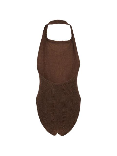 Hunza G Sandy halterneck swimsuit - Brown - zdjęcie produktu nr 2