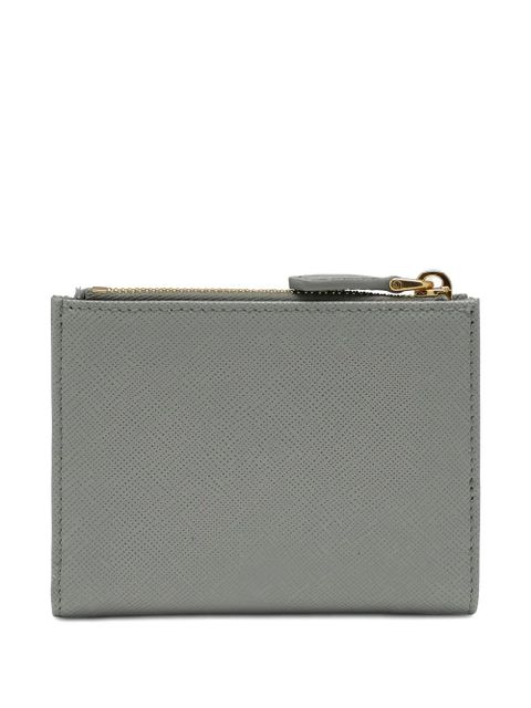 Prada small saffiano leather wallet - Grey - zdjęcie produktu nr 2