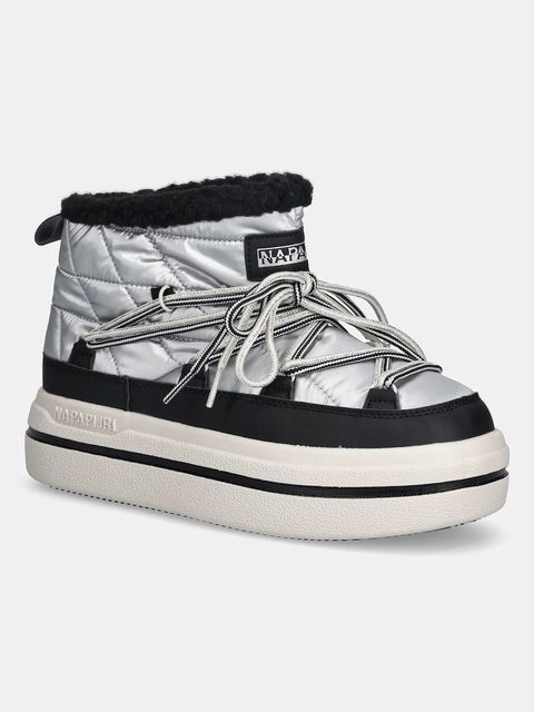 Napapijri śniegowce F5GLACIER02/NYP kolor srebrny NP0A892U S00