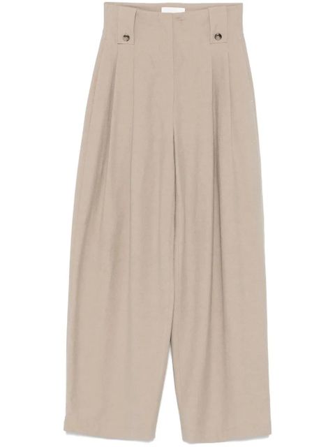 Nanushka pleated wide-leg trousers - Grey - zdjęcie produktu nr 1
