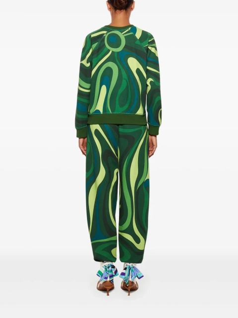 PUCCI Marmo-print sweatshirt - Green