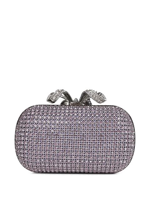 Self-Portrait Chainmail clutch bag - Purple - zdjęcie produktu nr 2