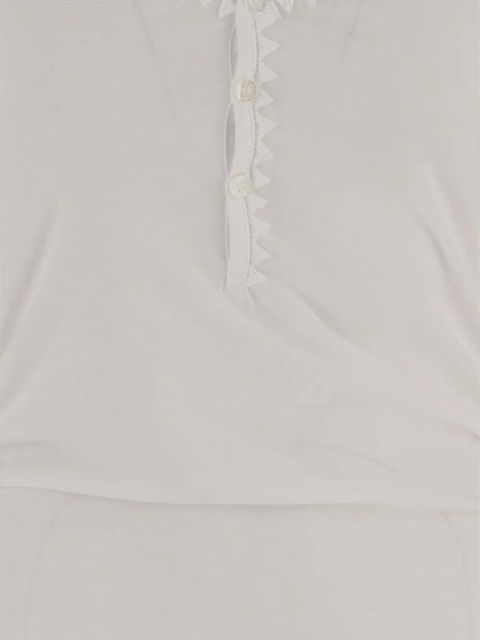 Jacquemus scallop sleeveless top - White