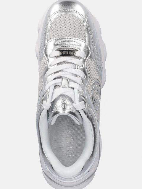 Guess sneakersy MORRIZ damskie kolor srebrny FLFMRZ ELE12
