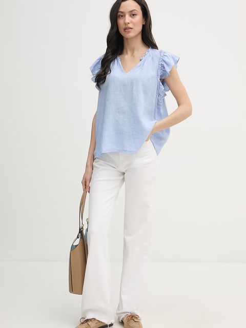 Mos Mosh bluzka damska lniana - zdjęcie produktu nr 1