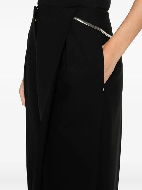 Sportmax pleated-front trousers - Black