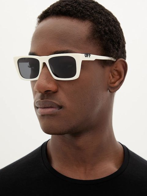 Off-White okulary kolor biały OERI13E_560107