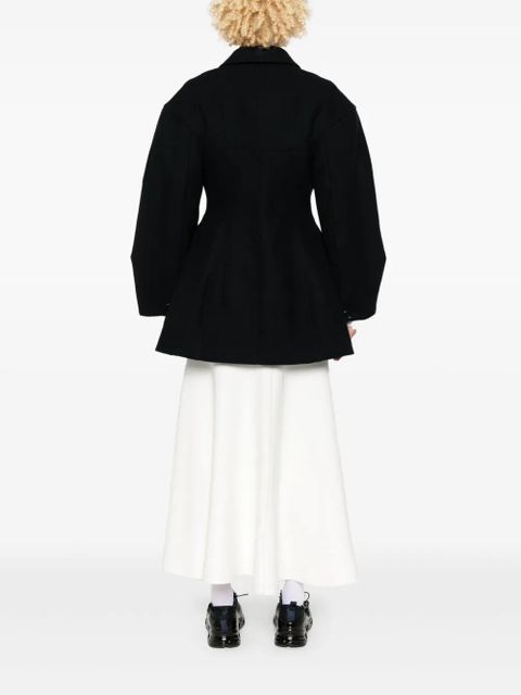 Simone Rocha criss-cross straps jacket - Blue