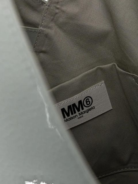 MM6 Maison Margiela leather tote bag - Grey