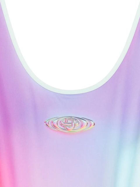 Casablanca x Martin Naumann gradient printed swimsuit - Purple