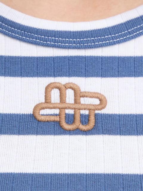 MUNTHE top bawełniany TEZZA kolor niebieski 252111525264