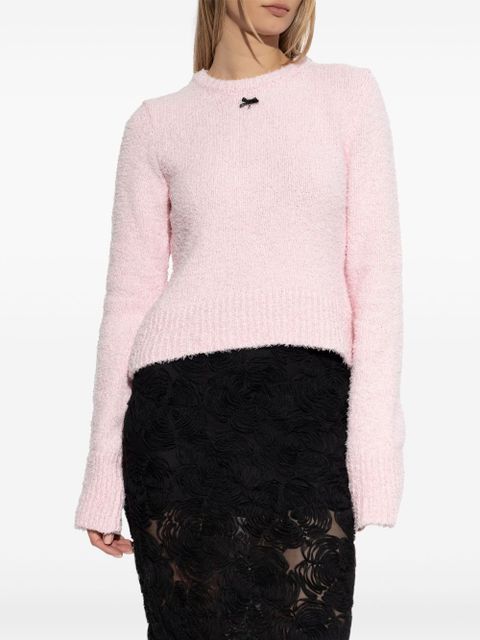 ROTATE BIRGER CHRISTENSEN bow-detail sweater - Pink