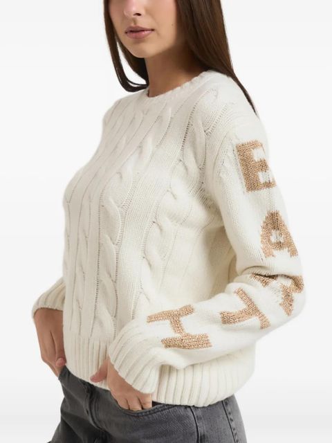 MC2 Saint Barth cable-knit sweater - Neutrals - zdjęcie produktu nr 2
