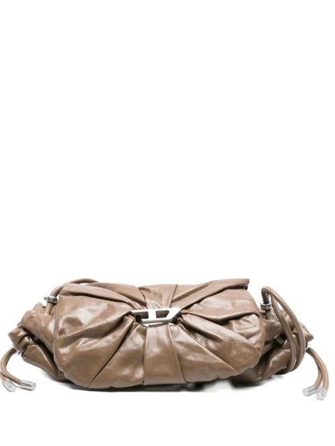 Diesel Scrunch-D shoulder bag - Brown