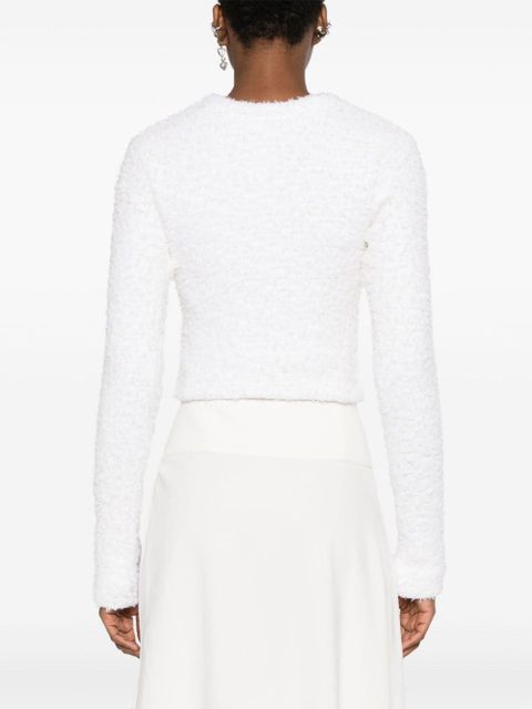 Balenciaga cropped jacket - White
