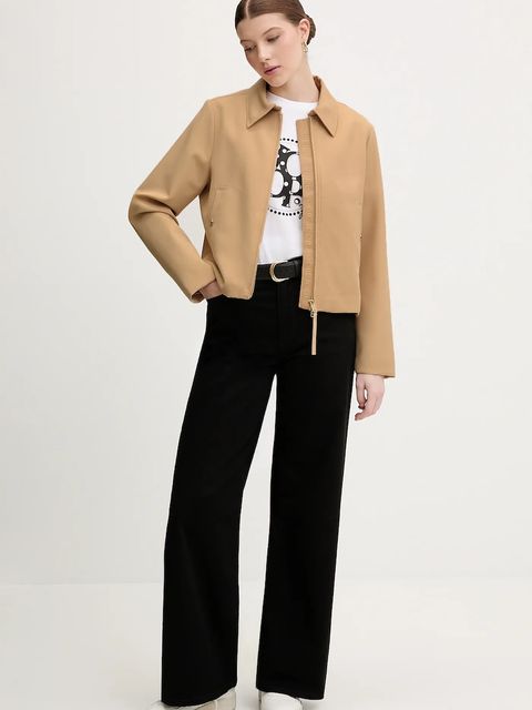 Joop! kurtka kolor beżowy przejściowa 30100851