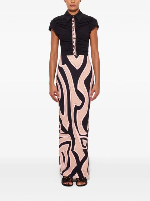 PUCCI drape detail blouse - Black - zdjęcie produktu nr 2