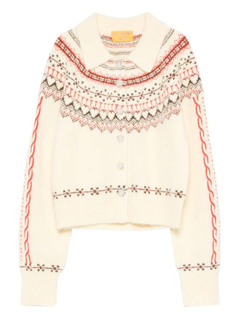 Guest In Residence Cloud Chalet patterned cardigan - Yellow - zdjęcie produktu nr 1