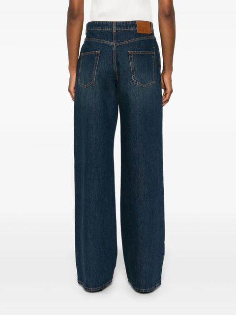 Alexander McQueen wide-leg jeans - Blue