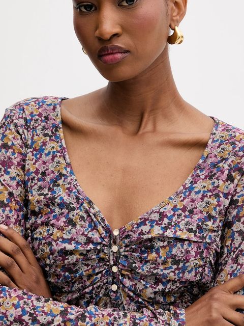 Liu Jo sukienka kolor bordowy midi dopasowana MF5080 J3821