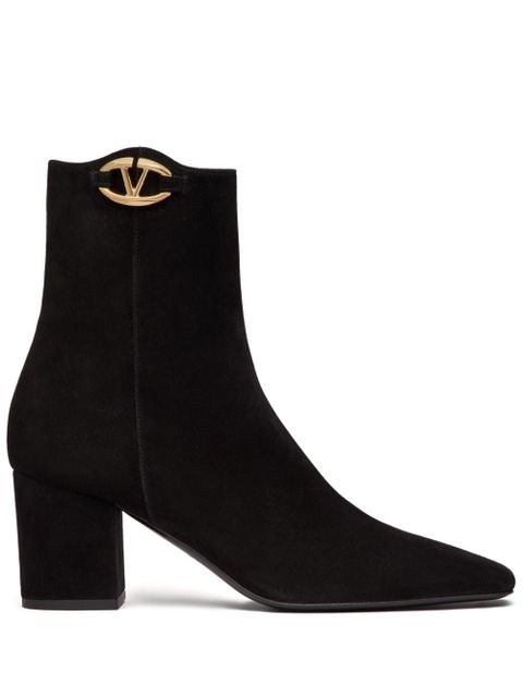 Valentino Garavani 70mm VLogo The Bold Edition ankle boots - Black - zdjęcie produktu nr 1